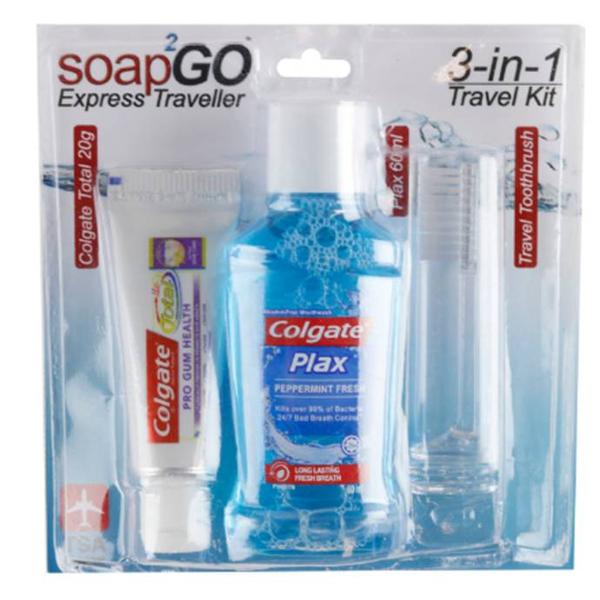 Soap 2 Go Travel Set 3 in 1 (12) OOS Chemisell